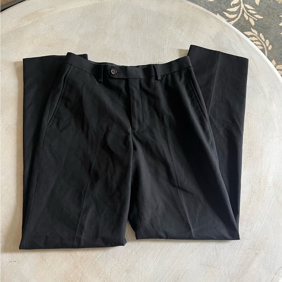 Lauren Ralph Lauren Boys Black Dress Pants Size 16R/28W School Uniform Formal - Picture 2 of 6
